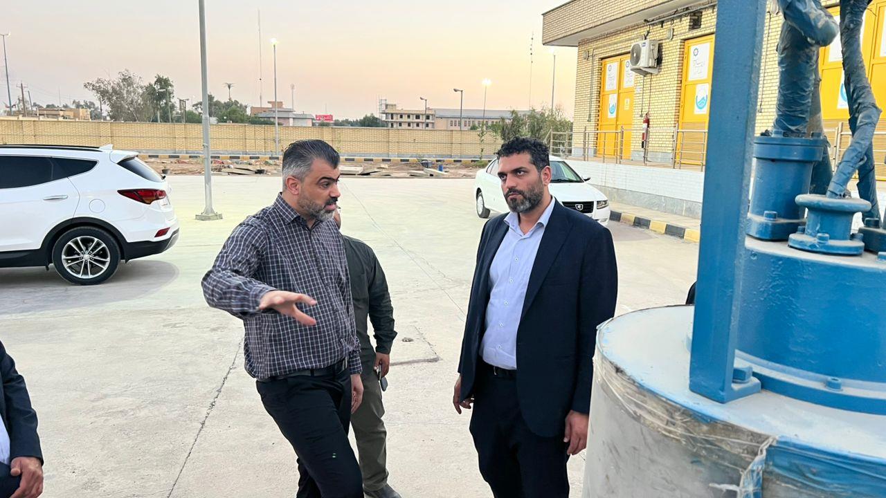 بازدید فرماندار اهواز از ایستگاه پمپاژ فاضلاب ملی‌راه1